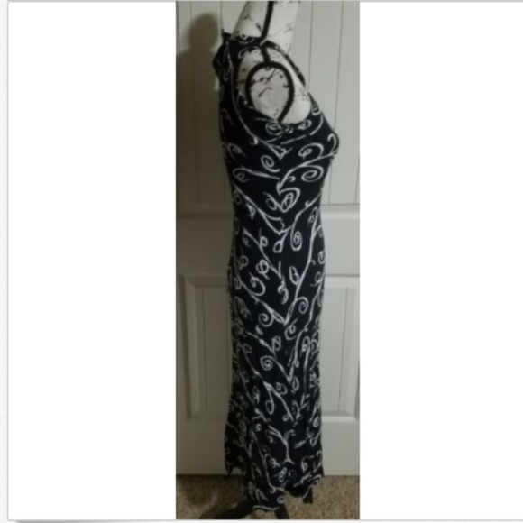 All That Jazz Black White Vintage Dress - Picture 2 of 3